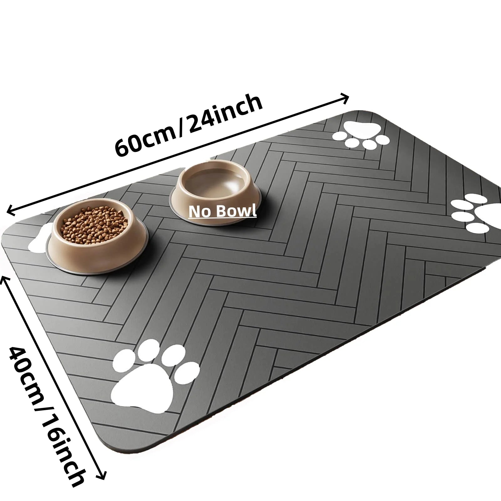 CleanPaws Pet Feeding Mat 🐾 | Waterproof & Quick-Dry for Dogs & Cats