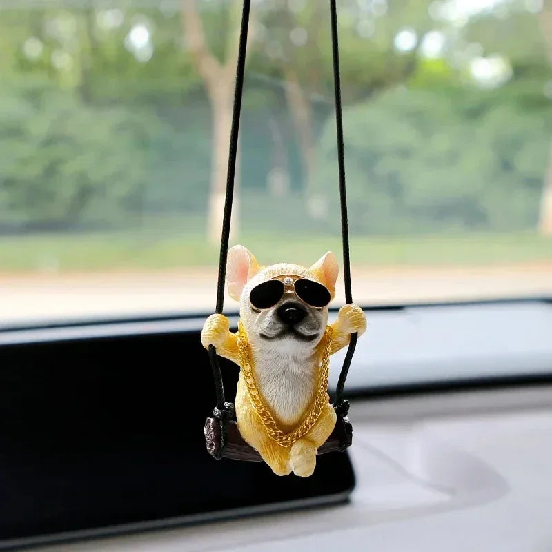 Car decoration cute shaking head dog cartoon doll cute pet car creative doll decoration girl car decoration birthday