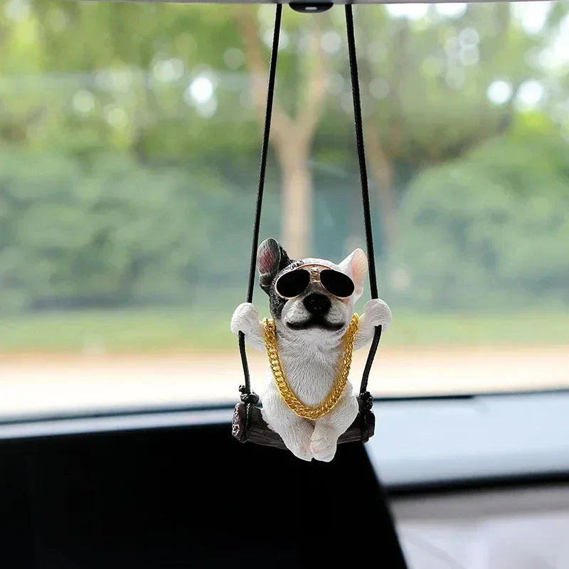 Car decoration cute shaking head dog cartoon doll cute pet car creative doll decoration girl car decoration birthday