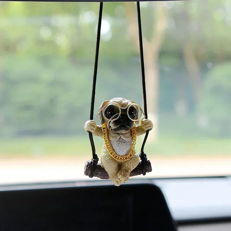 Car decoration cute shaking head dog cartoon doll cute pet car creative doll decoration girl car decoration birthday