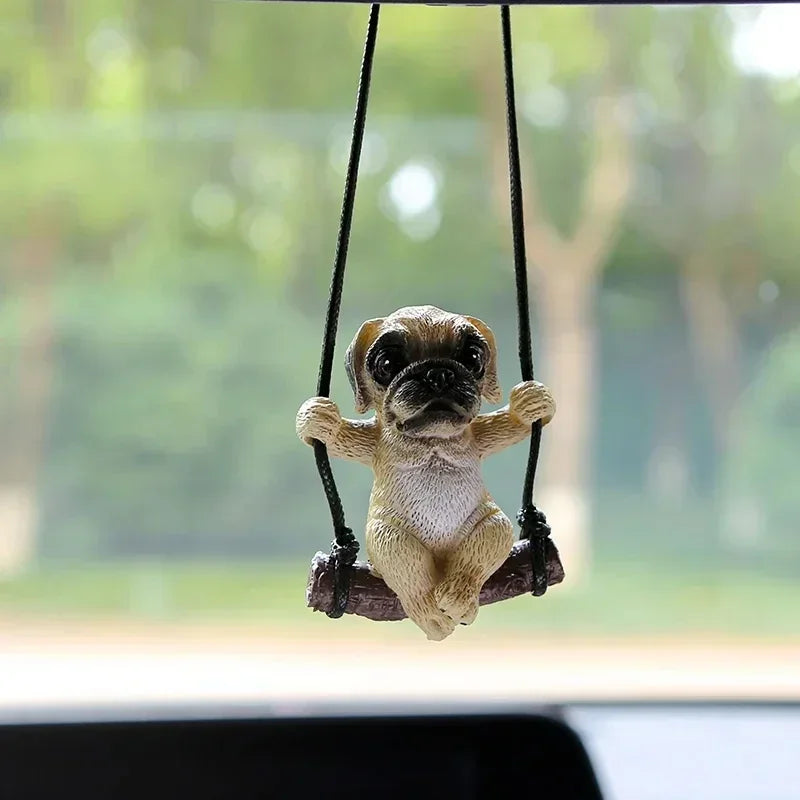 Car decoration cute shaking head dog cartoon doll cute pet car creative doll decoration girl car decoration birthday